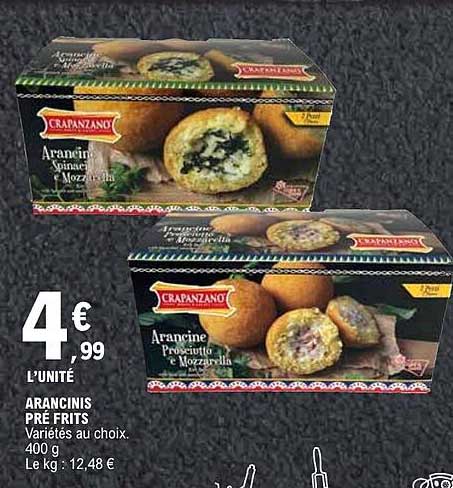 ARANCINIS PRÉ FRITS