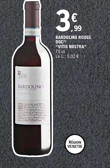 BARDOLINO ROUGE DOC(1) “VITIS NOSTRA“ 75 cl