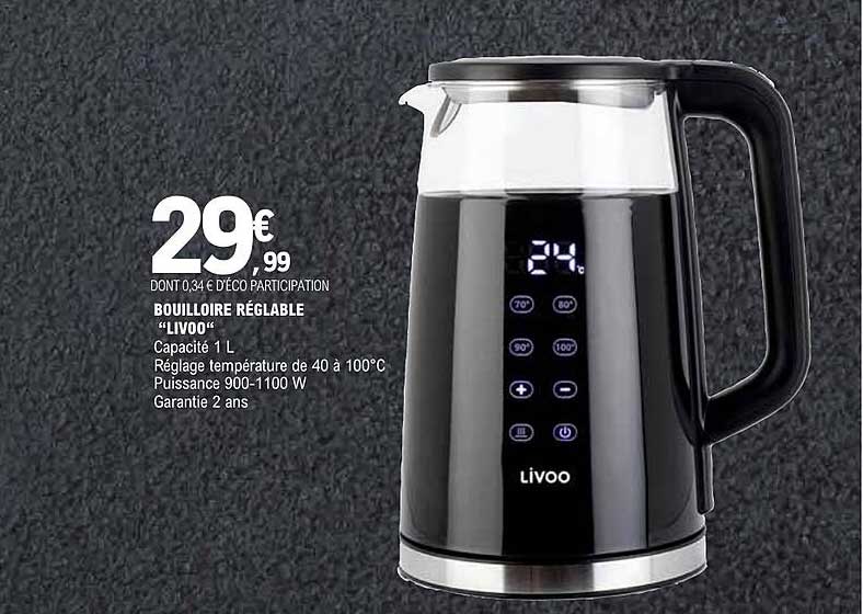 BOUILLOIRE RÉGLABLE “LIVOO”