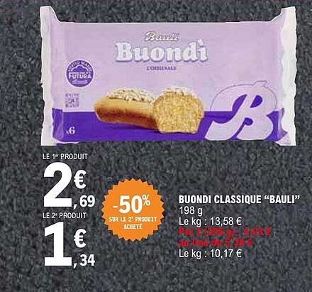 BUONDI CLASSIQUE “BAULI”