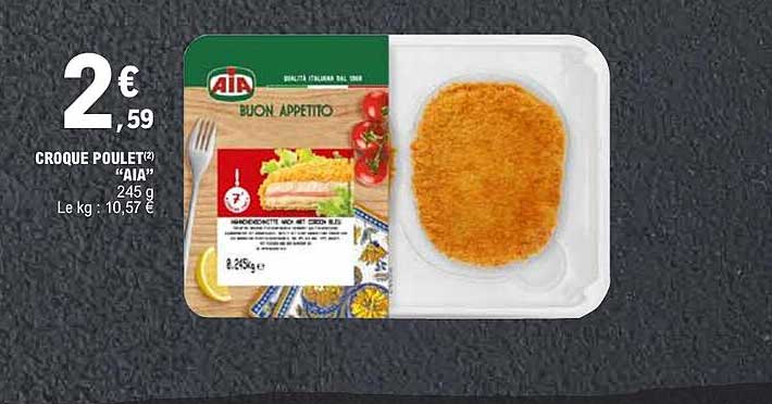 CROQUE POULET "AIA" 245 g
