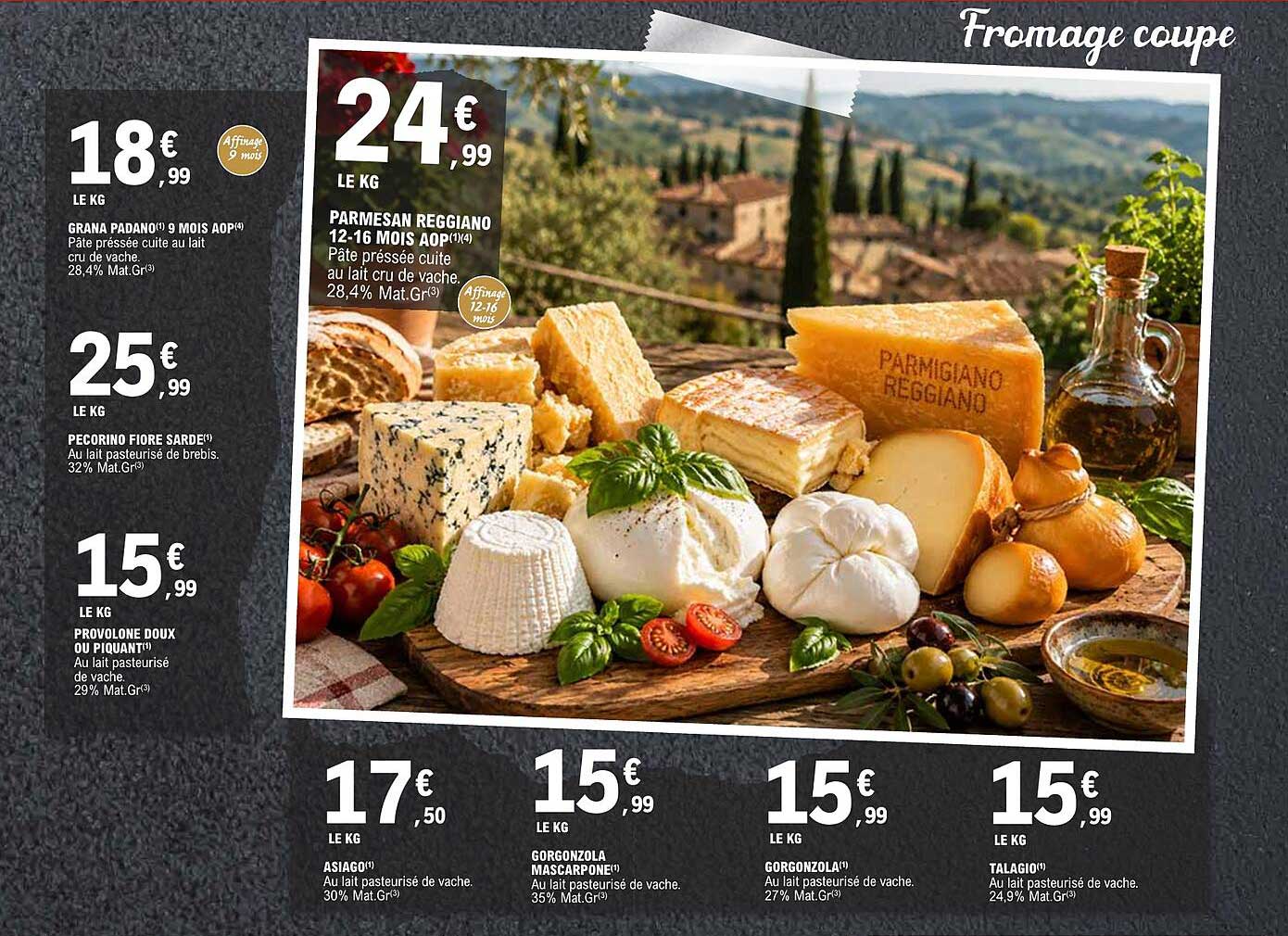 Fromage coupe