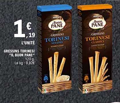 GRESSINS TORINESI "IL BUON PANE" 120 g.