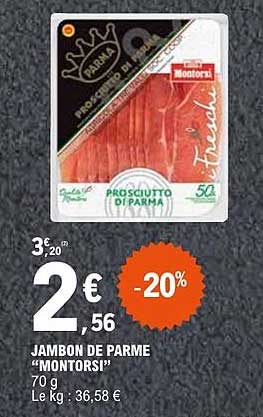 JAMBON DE PARME “MONTORSI”