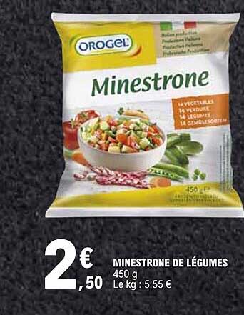 MINESTRONE DE LÉGUMES 450 g