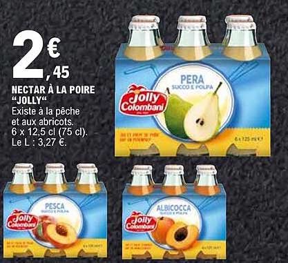 NECTAR À LA POIRE “JOLLY”