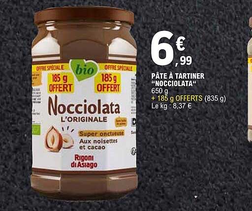 PÂTE À TARTINER “NOCCIOLATA”