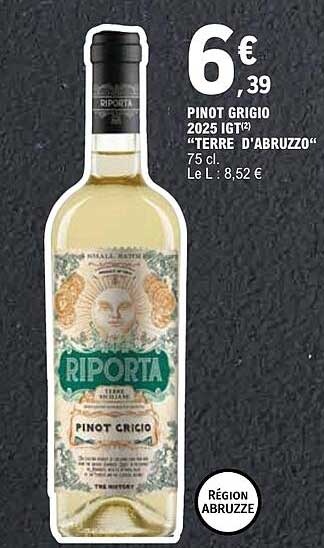 PINOT GRIGIO 2025 IGT*2 "TERRRE D'ABRUZZO"