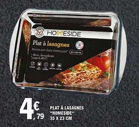 PLAT À LASAGNES “HOMESIDE” 35 X 23 CM