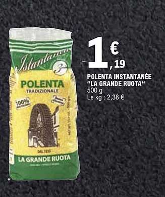 POLENTA INSTANTANÉE “LA GRANDE RUOTA” 500 g
