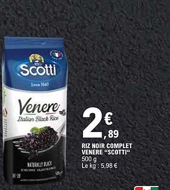 RIZ NOIR COMPLET VENERE "SCOTTI"
