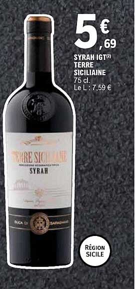 SYRAH IGT TERRE SICILIANE 75 cl