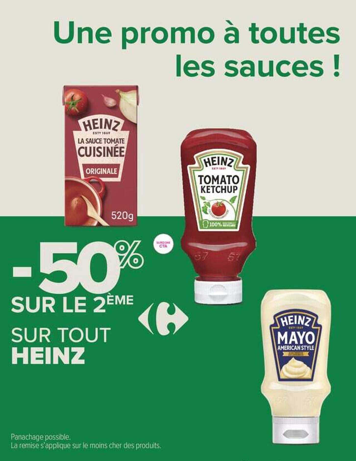 Une promo à toutes les sauces !