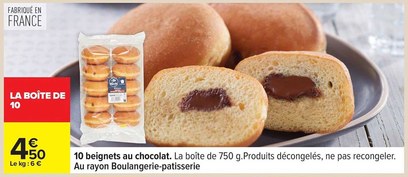 10 beignets au chocolat