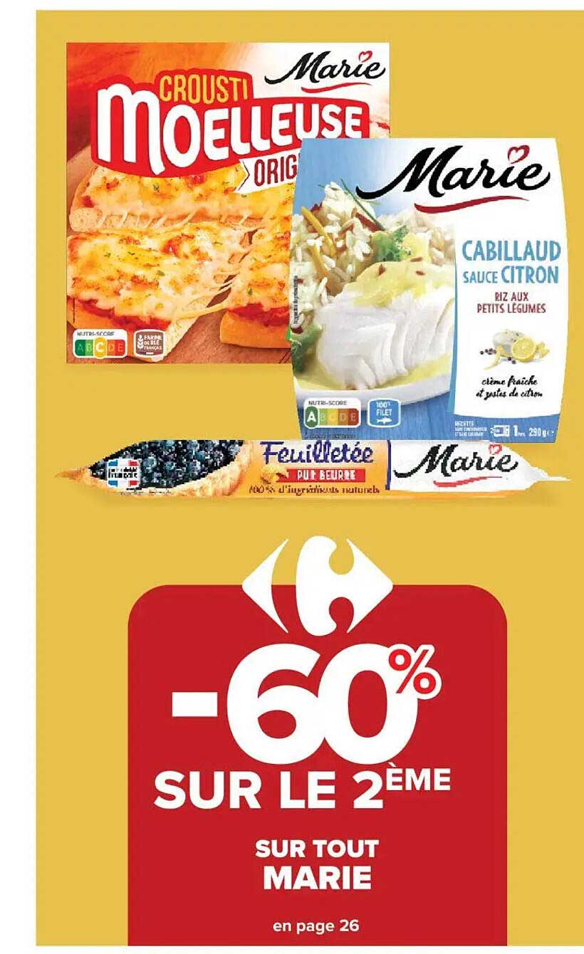 -60% SUR LE 2EME SUR TOUT MARIE