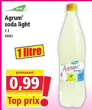 Agrum' soda light 1 l