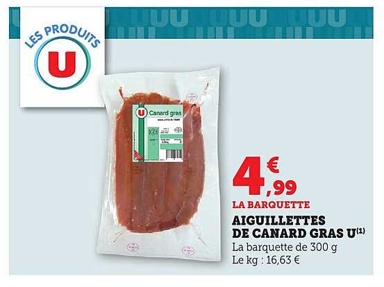 AIGUILLETTES DE CANARD GRAS U