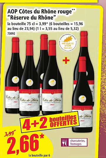 AOP Côtes du Rhône rouge "Réserve du Rhône"