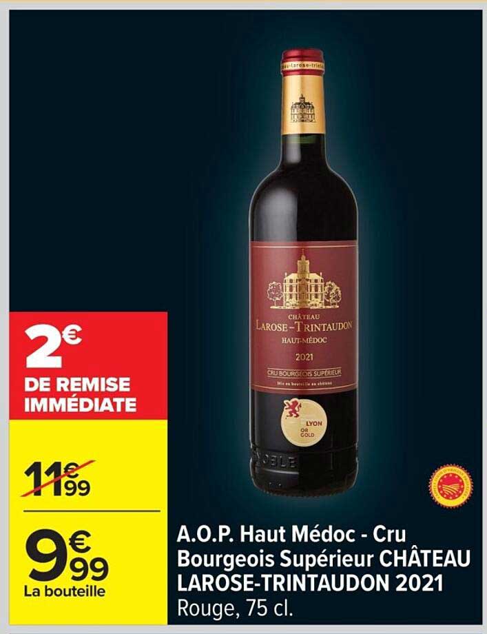 A.O.P. Haut Médoc - Cru Bourgeois Supérieur CHÂTEAU LAROSE-TRINTAUDON 2021