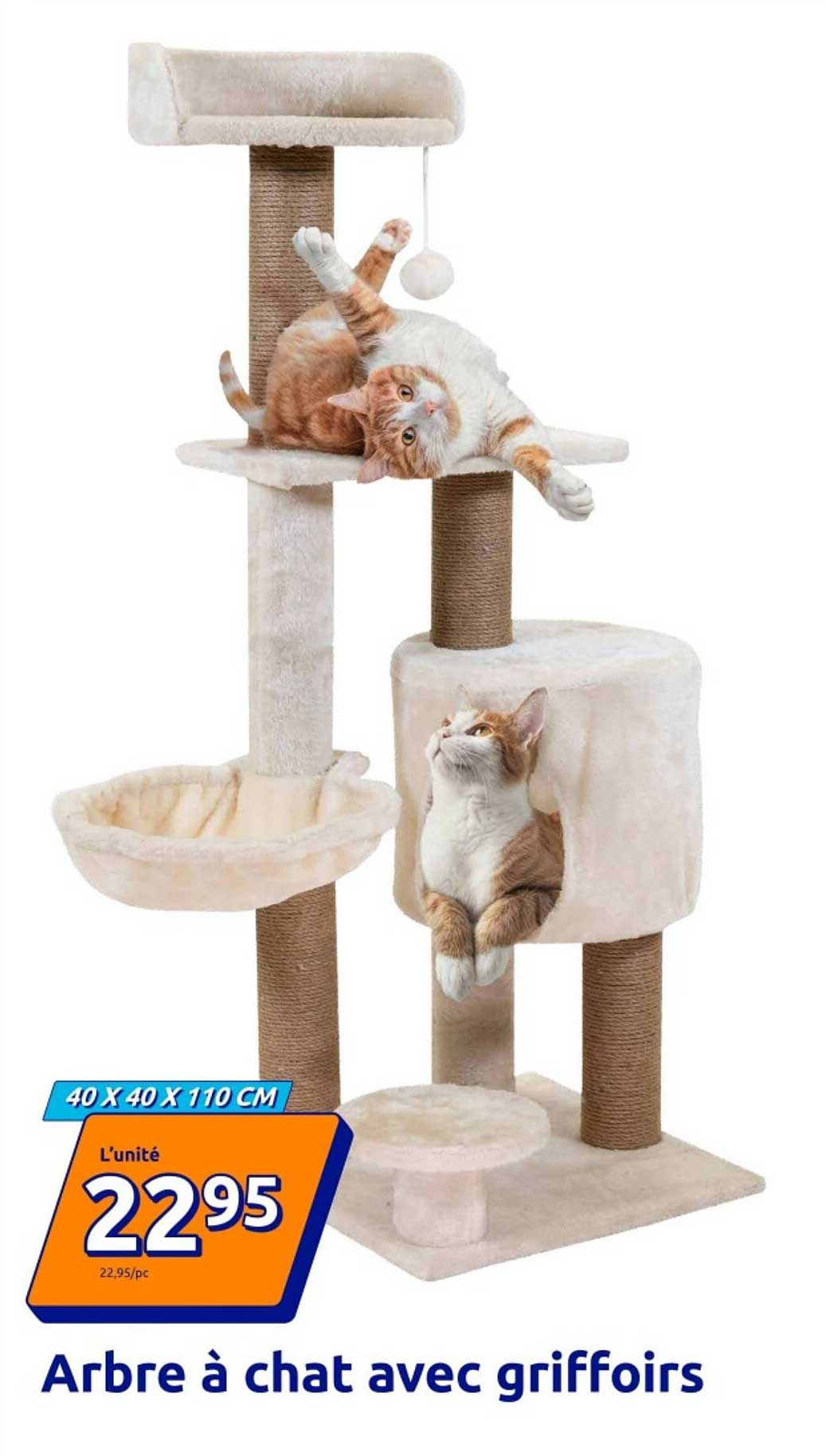 Arbre à chat avec griffoirs