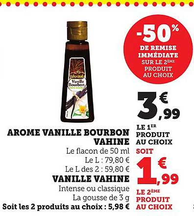 AROME VANILLE BOURBON VAHINE