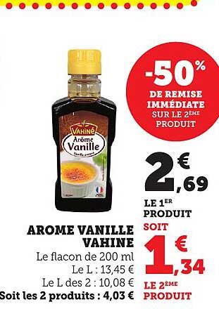 AROME VANILLE VAHINE