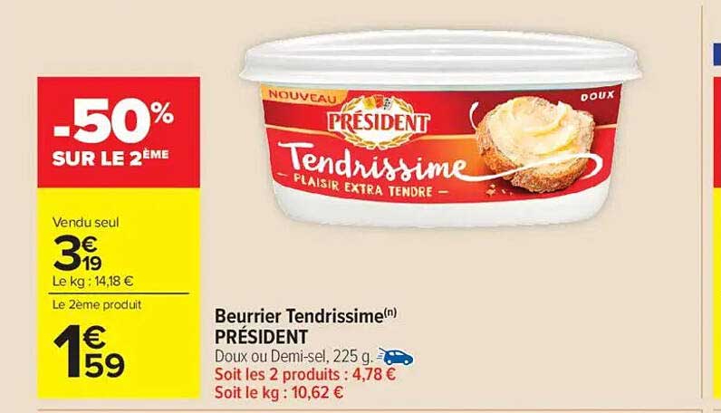 Beurrier Tendrissime(n) PRÉSIDENT