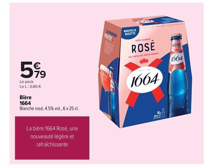 Bière 1664 Rosé