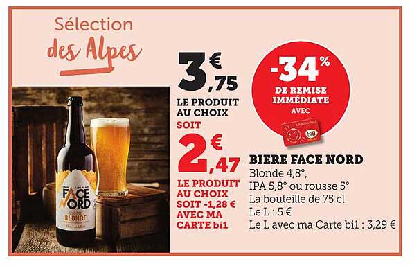 BIERE FACE NORD