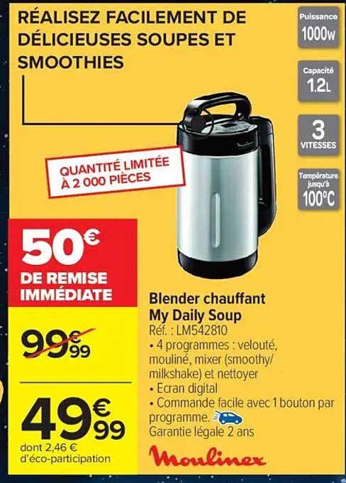 Blender chauffant My Daily Soup