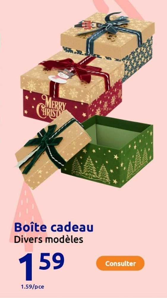 Boîte cadeau Divers modèles