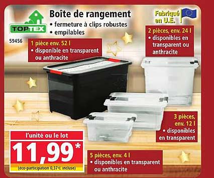 Boîte de rangement