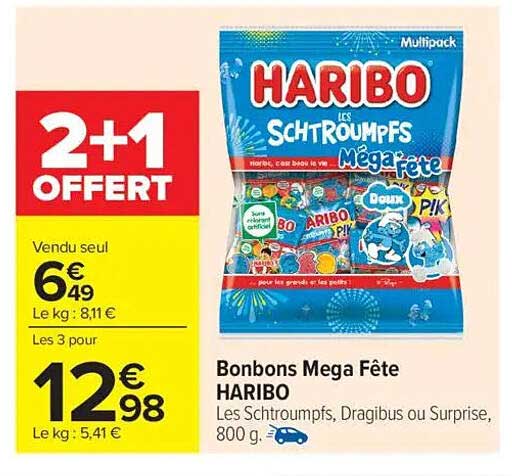 Bonbons Mega Fête HARIBO