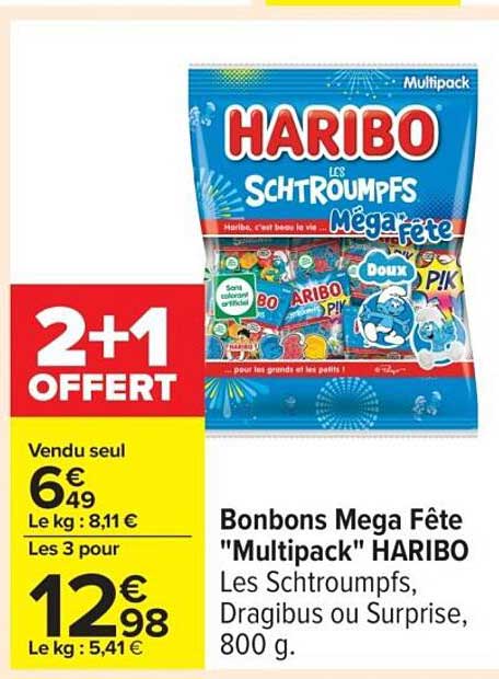 Bonbons Mega Fête "Multipack" HARIBO