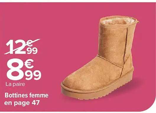 Bottines femme