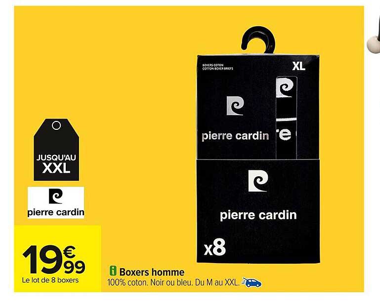 Boxers homme Pierre Cardin x8