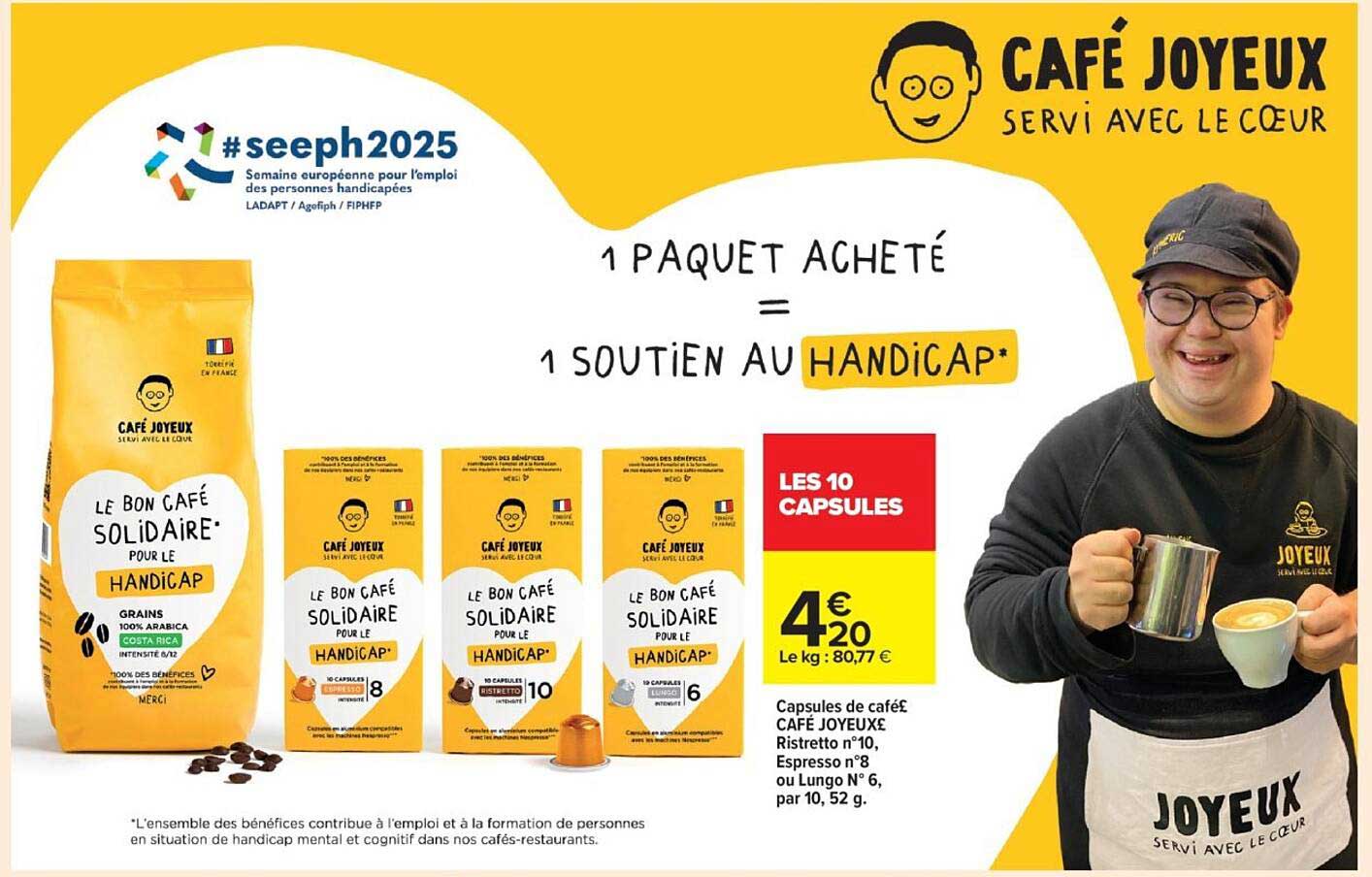 Café Joyeux - Le bon café solidaire pour le handicap