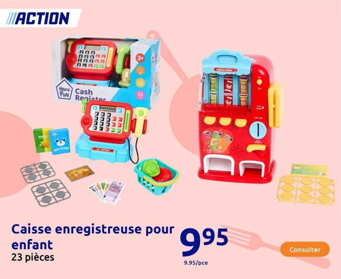 Caisse enregistreuse pour enfant