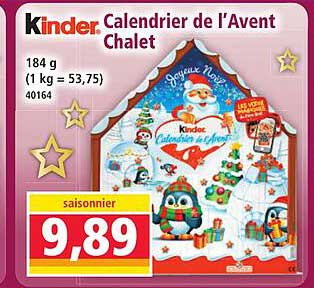 Calendrier de l’Avent Chalet