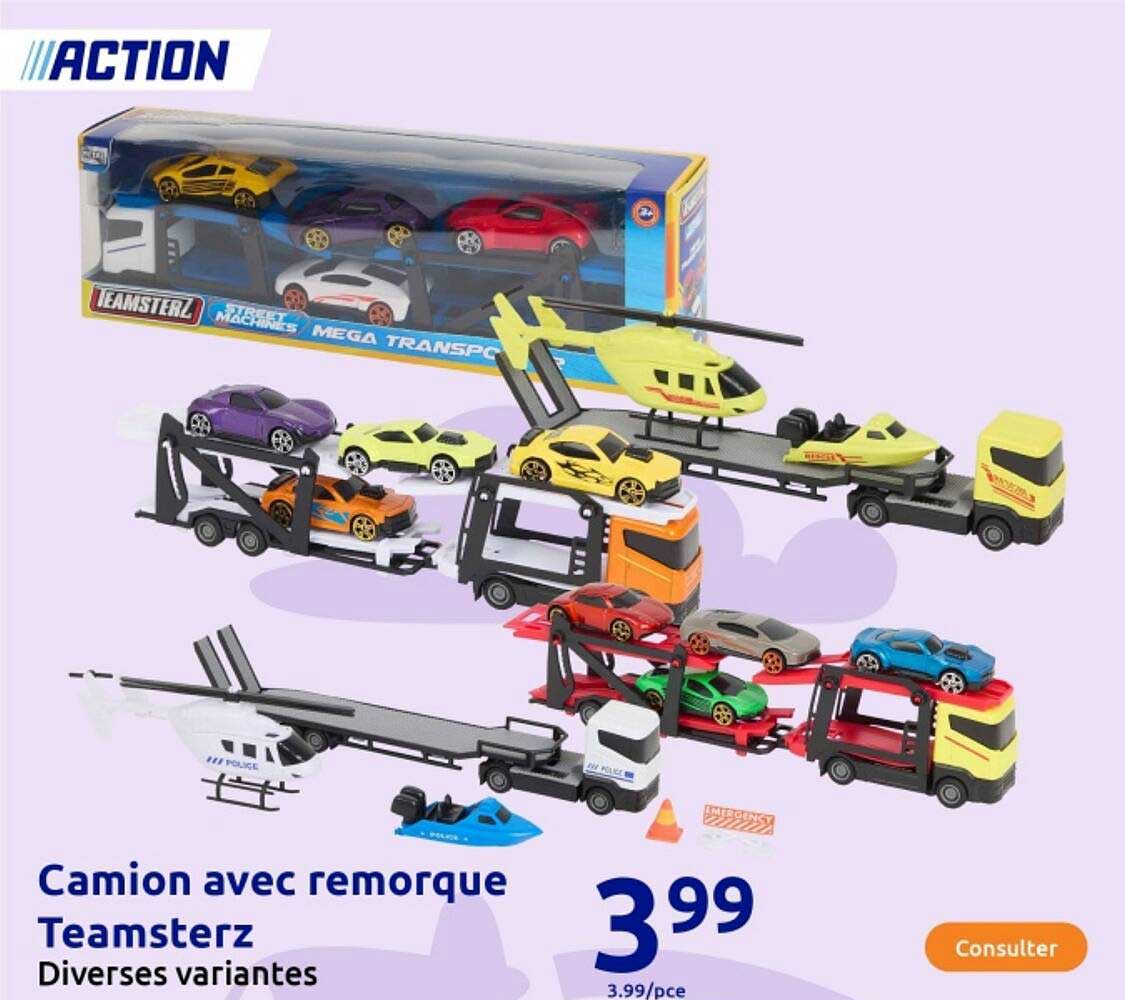 Camion avec remorque Teamsterz