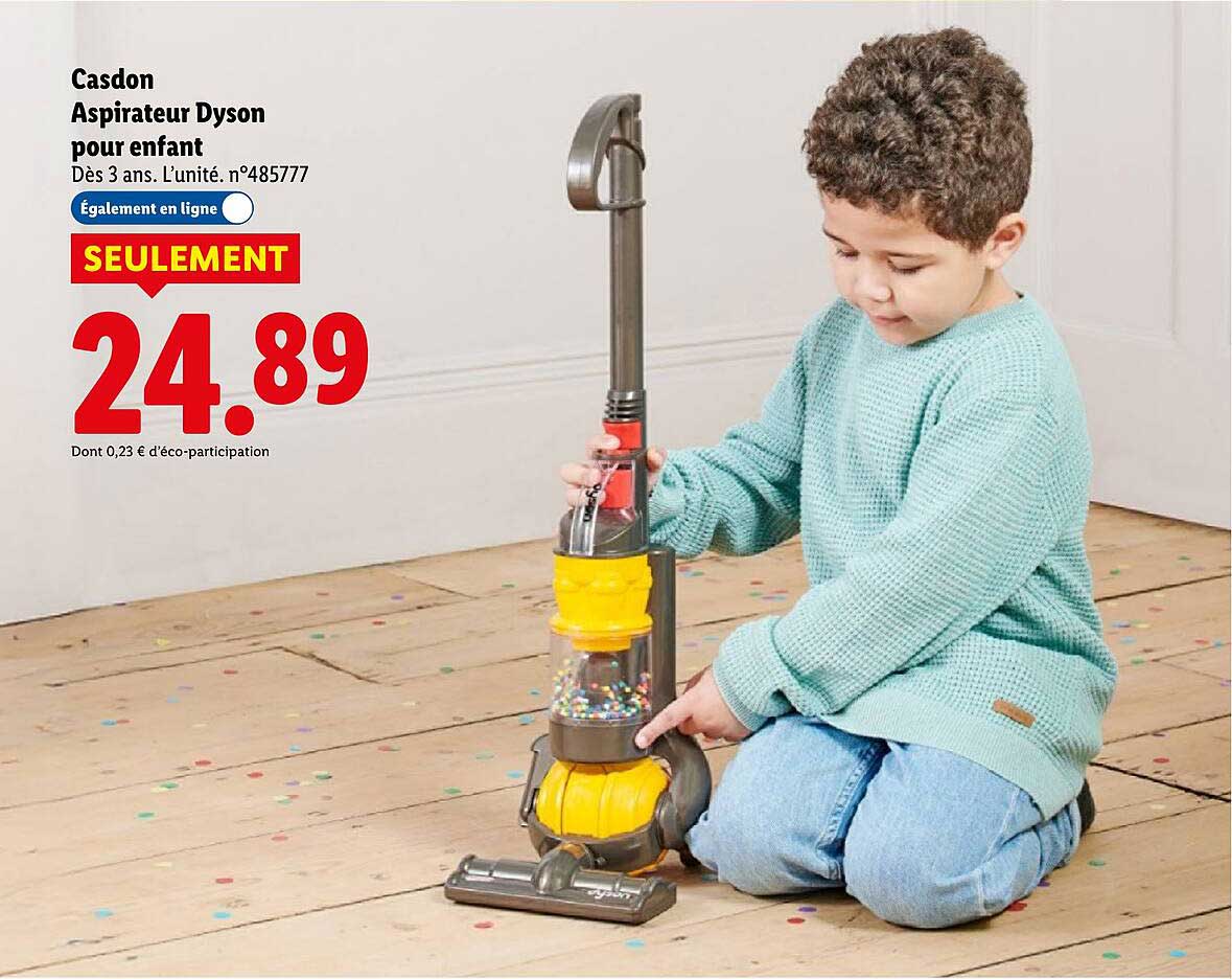 Casdon Aspirateur Dyson pour enfant