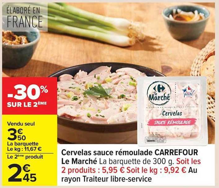 Cervelas sauce rémoulade CARREFOUR