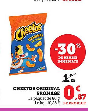 CHEETOS ORIGINAL FROMAGE