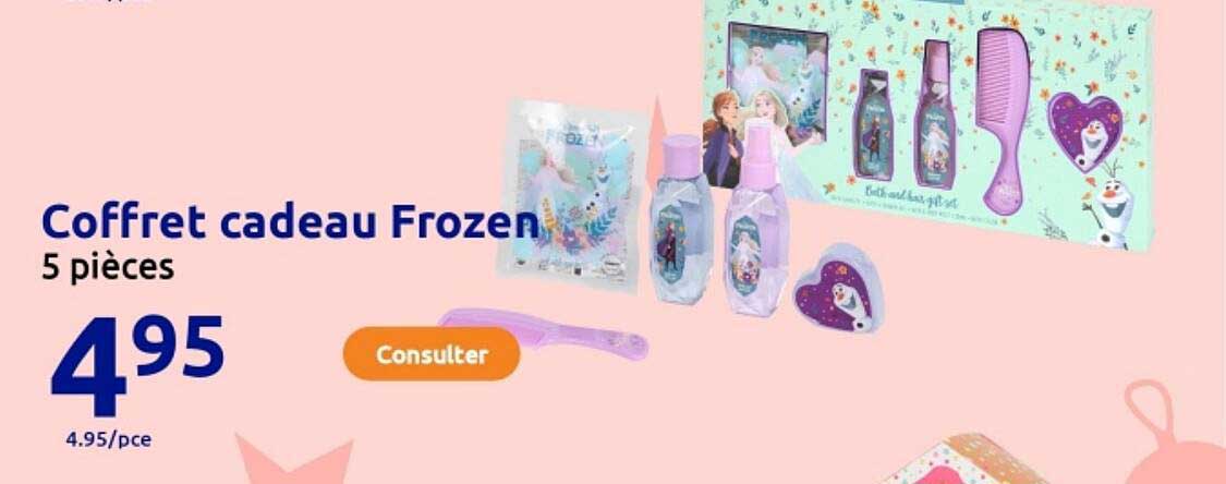 Coffret cadeau Frozen 5 pièces