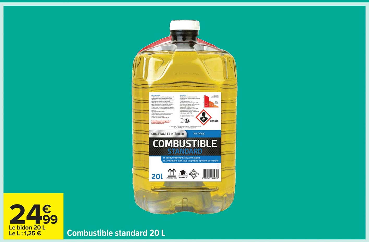 Combustible standard 20 L