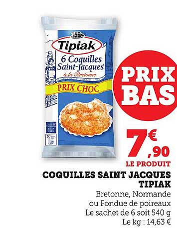 COQUILLES SAINT JACQUES TIPIAK
