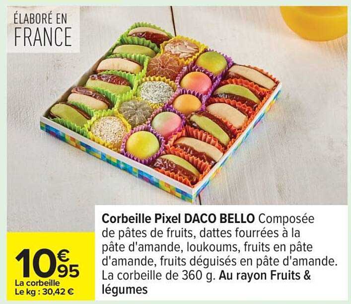 Corbeille Pixel DACO BELLO