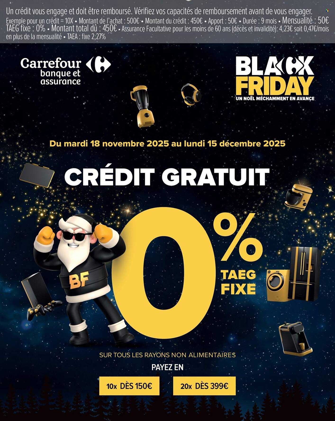 CRÉDIT GRATUIT 0% TAEG FIXE