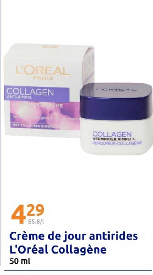Crème de jour antirides L'Oréal Collagène