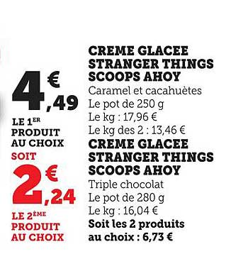 CRÈME GLACÉE STRANGER THINGS SCOOPS AHOY